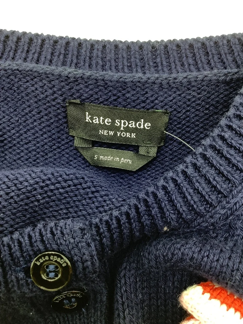 Kate Spade Floral Crochet Cardigan Size: S